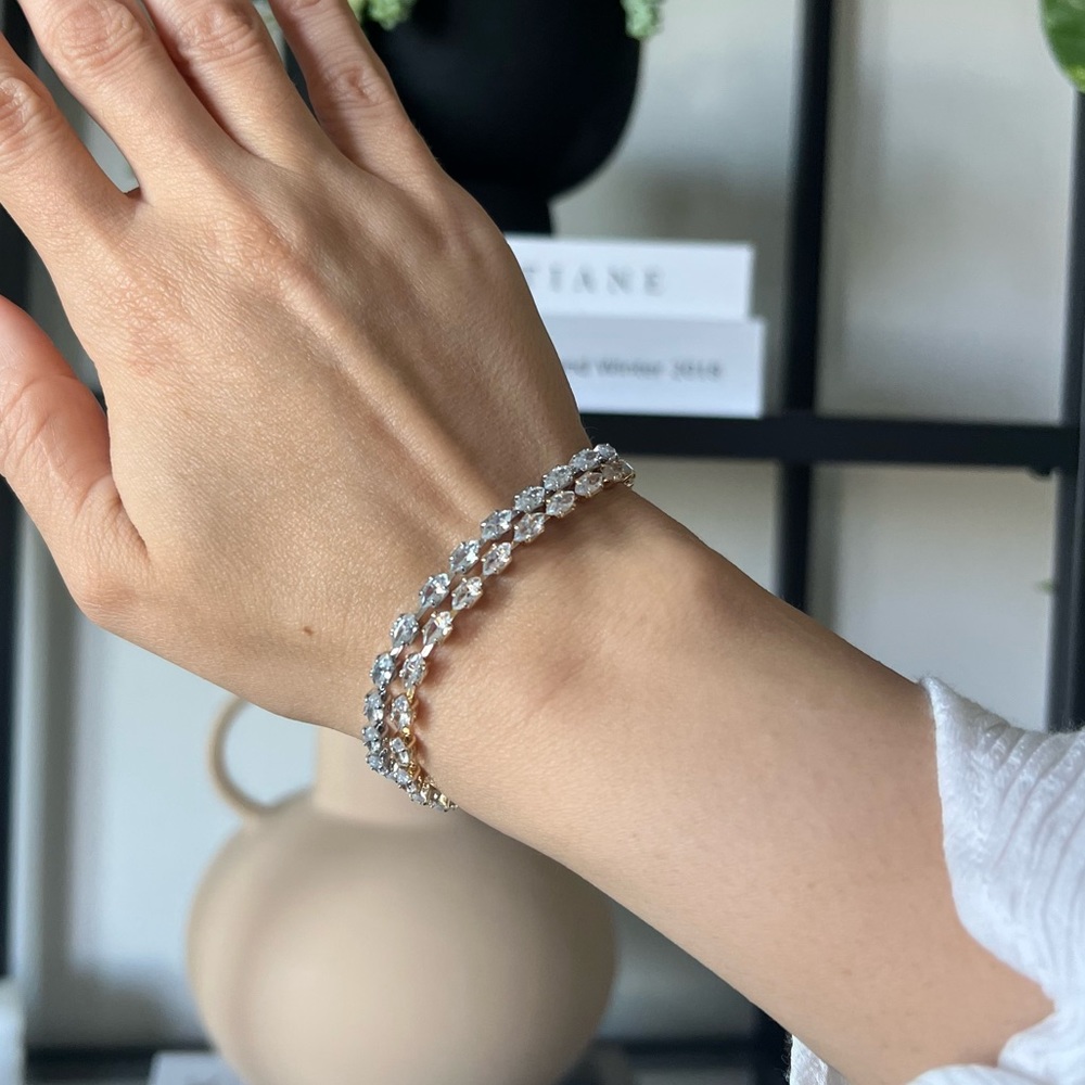 Silve Diamond Tennis Bracelet